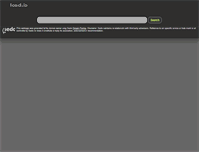 Tablet Screenshot of load.io